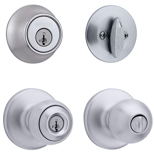 Weiser Yukon Entry Knob and Deadbolt Pack. Model # 9GACS74510-021